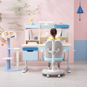 Adjustable desk kids desk chair sets